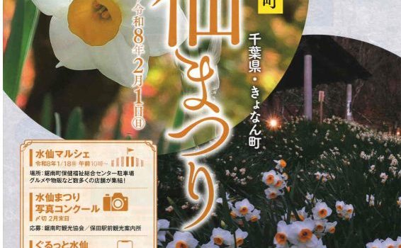 鋸南町の水仙まつりがスタート(2025.12月~) 鋸南町の水仙まつりがスタート(2025.12月~)